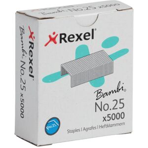 Rexel, Attaches, Agrafe n° 25 (5000x) - Publicité Rexel, Attaches, Agrafe n° 25 (5000x) - Publicité
