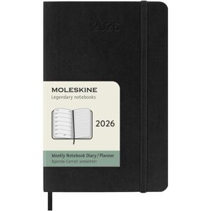 Moleskine, Agenda, Agenda de poche (Pocket 9x14, 1 semaine / 1 page) - Publicité Moleskine, Agenda, Agenda de poche (Pocket 9x14, 1 semaine / 1 page) - Publicité