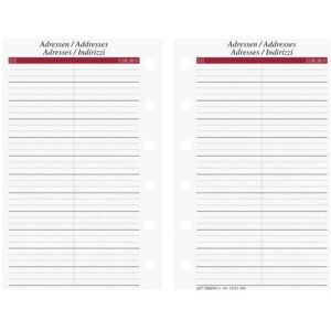 Rido, Calendrier + agenda, Insert de rechange Adresse Téléphone 7,6x12,7 (7,6x12,7cm) - Publicité Rido, Calendrier + agenda, Insert de rechange Adresse Téléphone 7,6x12,7 (7,6x12,7cm) - Publicité