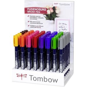 Tombow, Écriture + dessin, Crayon de calligraphie WS-BH WS-BH48PA Fudenosuke, présentoir - Publicité Tombow, Écriture + dessin, Crayon de calligraphie WS-BH WS-BH48PA Fudenosuke, présentoir - Publicité