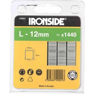 Ironside, Attaches, Agrafe 12 mm,L (1440x) - Publicité Ironside, Attaches, Agrafe 12 mm,L (1440x) - Publicité