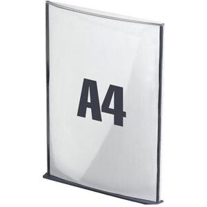 Paperflow, Panneau d'information, Système de signalisation "Cinatur", DIN A4, anthracite Cadre en polystyrène, fenêtre en polystyrène - Publicité Paperflow, Panneau d'information, Système de signalisation "Cinatur", DIN A4, anthracite Cadre en polystyrène, fenêtre en polystyrène - Publicité