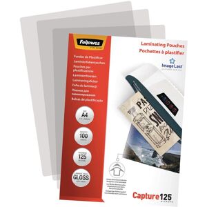Fellowes Films de plastification, Capture 125 (A4, 100 pcs, 125 µm) - Publicité Fellowes Films de plastification, Capture 125 (A4, 100 pcs, 125 µm) - Publicité