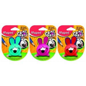 Maped, Taille-crayons, Taille-crayon Croc Croc Innovation assorti - Publicité Maped, Taille-crayons, Taille-crayon Croc Croc Innovation assorti - Publicité