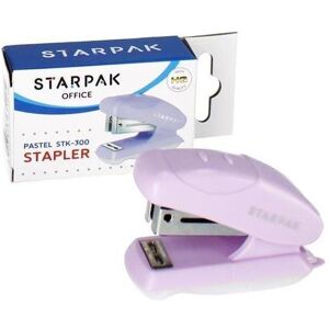 Starpak, Agrafeuse, Mini agrafeuse STK-300, violet pastel (20 feuilles) - Publicité Starpak, Agrafeuse, Mini agrafeuse STK-300, violet pastel (20 feuilles) - Publicité