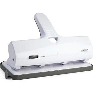Rapesco Perforatrice, Perforateur quatre trous ALU 40, 40 feuilles, blanc : 30% d'effort en moins, capacité de - Publicité Rapesco Perforatrice, Perforateur quatre trous ALU 40, 40 feuilles, blanc : 30% d'effort en moins, capacité de - Publicité