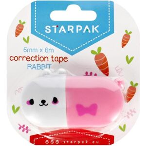 Starpak, Gomme + correcteur, Ruban correcteur 5mmx6m Lapin - Publicité Starpak, Gomme + correcteur, Ruban correcteur 5mmx6m Lapin - Publicité