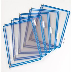 Tarifold, Panneau d'information, tdisplay Panneau à pivot, DIN A4, bleu Panneau de visualisation en plastique, avec un ruban de - Publicité Tarifold, Panneau d'information, tdisplay Panneau à pivot, DIN A4, bleu Panneau de visualisation en plastique, avec un ruban de - Publicité