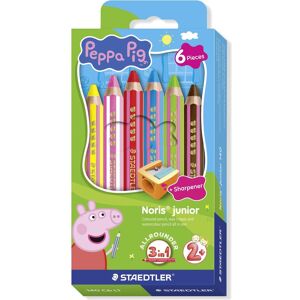 Staedtler Écriture + dessin, Peppa Pig Kinderfarbstifte und Spitzer (6x) - Publicité Staedtler Écriture + dessin, Peppa Pig Kinderfarbstifte und Spitzer (6x) - Publicité