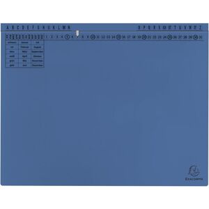 Exacompta, Porte-documents, 25 dossiers suspendus Exaflex carton bleu 1 x agrafage officiel / commercial (A4, 25x) - Publicité Exacompta, Porte-documents, 25 dossiers suspendus Exaflex carton bleu 1 x agrafage officiel / commercial (A4, 25x) - Publicité