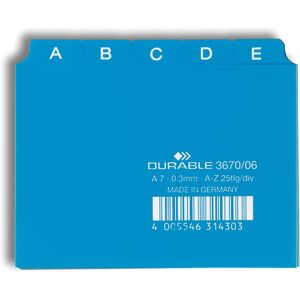Durable, Porte-cartes, Guide de registre PP A7 (A7) - Publicité Durable, Porte-cartes, Guide de registre PP A7 (A7) - Publicité