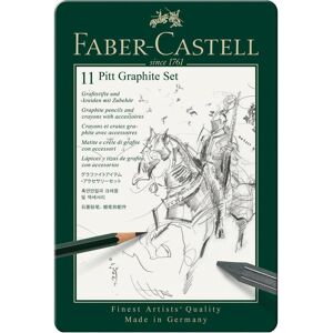 Faber-Castell, Crayon à papier + critérium, Pitt Graphite (B, 12x) - Publicité Faber-Castell, Crayon à papier + critérium, Pitt Graphite (B, 12x) - Publicité