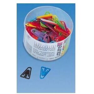 Laurel, Attaches, Trombones Plasticlips 25mm UE=500 pièces couleurs primaires et lumineuses assorties (500x) - Publicité Laurel, Attaches, Trombones Plasticlips 25mm UE=500 pièces couleurs primaires et lumineuses assorties (500x) - Publicité