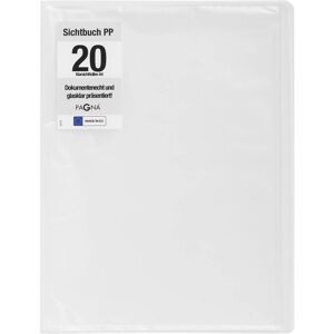 Pagna, Porte-documents, Office Sichtbuch DIN A4, 20 Hüllen transparent (A4, 1x) - Publicité Pagna, Porte-documents, Office Sichtbuch DIN A4, 20 Hüllen transparent (A4, 1x) - Publicité
