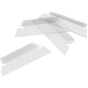 Tarifold, Porte-documents, Cavaliers visuels Djois Transparent Carton 80 mm x 30 mm (A4, 25x) - Publicité Tarifold, Porte-documents, Cavaliers visuels Djois Transparent Carton 80 mm x 30 mm (A4, 25x) - Publicité