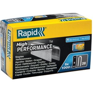 Rapid, Attaches, Type 28 Pince à câble 9 mm (5000x) - Publicité Rapid, Attaches, Type 28 Pince à câble 9 mm (5000x) - Publicité