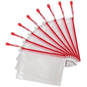 Tarifold, Porte-documents, Pochette à fermeture éclair ZIPPER, DIN A5, PVC, rouge (A5, 1x) - Publicité Tarifold, Porte-documents, Pochette à fermeture éclair ZIPPER, DIN A5, PVC, rouge (A5, 1x) - Publicité