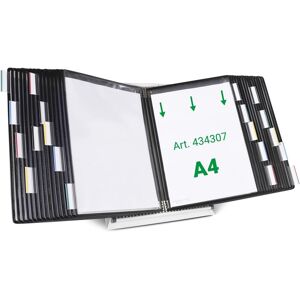 Tarifold, Panneau d'information, Système de plaques pochettes 434307 DIN A4 noir avec 30 plaques pochettes - Publicité Tarifold, Panneau d'information, Système de plaques pochettes 434307 DIN A4 noir avec 30 plaques pochettes - Publicité