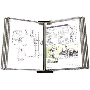 Tarifold, Panneau d'information, Système de plaques pochettes murales 414350 DIN A4 gris avec 10 plaques pochettes - Publicité Tarifold, Panneau d'information, Système de plaques pochettes murales 414350 DIN A4 gris avec 10 plaques pochettes - Publicité