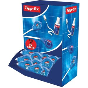 Bic, Gomme + correcteur, Rettetape Tipp-Ex ECOlutions refill, 5 mm x 14 m, aeske a 15 stk. + 5 gratis - Publicité Bic, Gomme + correcteur, Rettetape Tipp-Ex ECOlutions refill, 5 mm x 14 m, aeske a 15 stk. + 5 gratis - Publicité