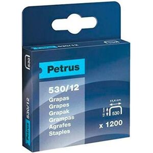 Petrus, Attaches, Agrafes 530/12 12 mm (1200x) - Publicité Petrus, Attaches, Agrafes 530/12 12 mm (1200x) - Publicité