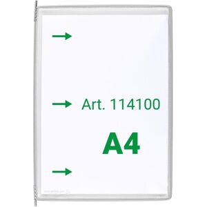 tarifold Panneau A4 gris - Lot de 10 - Publicité tarifold Panneau A4 gris - Lot de 10 - Publicité