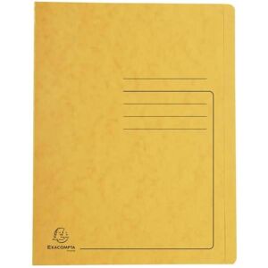 Exacompta, Porte-documents, 25 Chemises en carton jaune A4 (A4, 25x) - Publicité Exacompta, Porte-documents, 25 Chemises en carton jaune A4 (A4, 25x) - Publicité