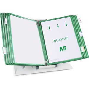 Tarifold, Panneau d'information, Système de plaques pochettes 435105 DIN A5 vert avec 10 plaques pochettes - Publicité Tarifold, Panneau d'information, Système de plaques pochettes 435105 DIN A5 vert avec 10 plaques pochettes - Publicité