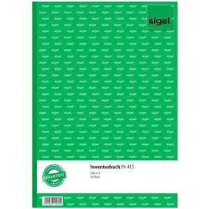 Sigel, Bulletin de versement, Bloc d'inventaire A5 IN415 (50x) - Publicité Sigel, Bulletin de versement, Bloc d'inventaire A5 IN415 (50x) - Publicité