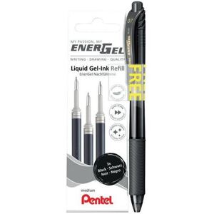 Pentel, Cartouche de rechange + encrier, Recharge d'encre gel Liquid LR7, PROMO-Pack, noir Largeur de trait : 0,35 mm, diamètre de la bille (Noir, 0.35 mm, 3 pcs) - Publicité Pentel, Cartouche de rechange + encrier, Recharge d'encre gel Liquid LR7, PROMO-Pack, noir Largeur de trait : 0,35 mm, diamètre de la bille (Noir, 0.35 mm, 3 pcs) - Publicité