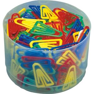 Laurel, Attaches, Trombones VX forme ronde 35mm polystyrène couleur assortie 200 pcs/paquet (200x) - Publicité Laurel, Attaches, Trombones VX forme ronde 35mm polystyrène couleur assortie 200 pcs/paquet (200x) - Publicité