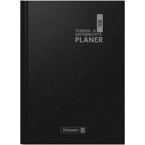 Brunnen, Agenda, Planificateur de rendez-vous et de cours 2026/2027 A4, matière plastique, noir (A4, 1 semaine / 2 pages) - Publicité Brunnen, Agenda, Planificateur de rendez-vous et de cours 2026/2027 A4, matière plastique, noir (A4, 1 semaine / 2 pages) - Publicité