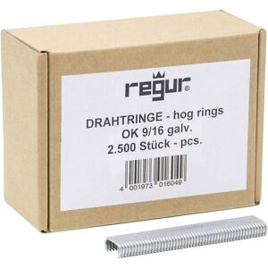 Regur, Attaches, OK Agrafes à oeillet galvanisées (2500x) - Publicité Regur, Attaches, OK Agrafes à oeillet galvanisées (2500x) - Publicité