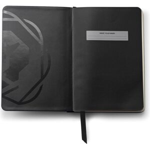 Cross, Cahier + bloc-notes, Journal Classique Moyen ligné noir (A5, À rayures) - Publicité Cross, Cahier + bloc-notes, Journal Classique Moyen ligné noir (A5, À rayures) - Publicité