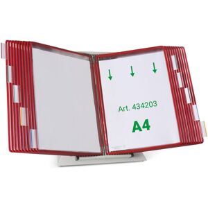 Tarifold, Panneau d'information, Système de plaques pochettes 434203 DIN A4 rouge avec 20 plaques pochettes - Publicité Tarifold, Panneau d'information, Système de plaques pochettes 434203 DIN A4 rouge avec 20 plaques pochettes - Publicité