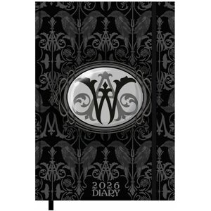 Pyramid Agenda, Netflix TV Wednesday A5 Premium Diary 2026 (A5, 1 semaine / 2 pages) - Publicité Pyramid Agenda, Netflix TV Wednesday A5 Premium Diary 2026 (A5, 1 semaine / 2 pages) - Publicité