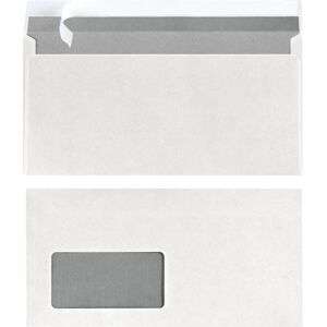 Herlitz, Enveloppes, Enveloppe, DIN long, avec fenêtre, blanche (220 x 110 mm, 25x) - Publicité Herlitz, Enveloppes, Enveloppe, DIN long, avec fenêtre, blanche (220 x 110 mm, 25x) - Publicité