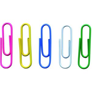 Office Products, Attaches, Trombones arrondis, 28mm, 500pcs, en sachet, couleurs assorties (500x) - Publicité Office Products, Attaches, Trombones arrondis, 28mm, 500pcs, en sachet, couleurs assorties (500x) - Publicité