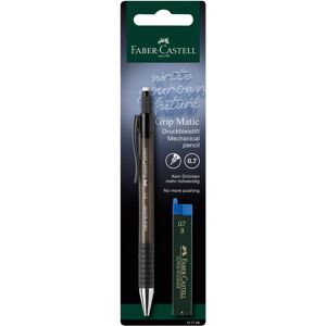 10x Faber-Castell, Crayon à papier + critérium, Porte-mines Grip Matic 0,7mm noir (0.70 mm, B, 1x) - Publicité 10x Faber-Castell, Crayon à papier + critérium, Porte-mines Grip Matic 0,7mm noir (0.70 mm, B, 1x) - Publicité