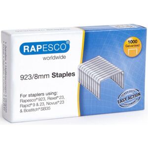 Rapesco Attaches, Agrafes 923/8mm (1000x) - Publicité Rapesco Attaches, Agrafes 923/8mm (1000x) - Publicité