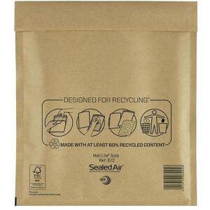 Sealed Air, Pochette d'expédition + enveloppe à bulles, Enveloppe Mail Lite Gold 100 pcs (100 pcs) - Publicité Sealed Air, Pochette d'expédition + enveloppe à bulles, Enveloppe Mail Lite Gold 100 pcs (100 pcs) - Publicité