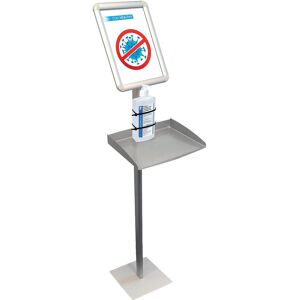 Franken, Présentoir, Panneau d'information avec compartiment de rangement, pour distributeur de désinfectant avec (A2) - Publicité Franken, Présentoir, Panneau d'information avec compartiment de rangement, pour distributeur de désinfectant avec (A2) - Publicité