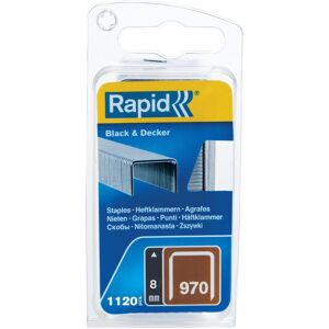 Rapid, Attaches, Type 970 Pince à fil plat 8 mm (1100x) - Publicité Rapid, Attaches, Type 970 Pince à fil plat 8 mm (1100x) - Publicité