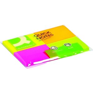 Q-Connect, Notes adhésives, Papillons adhésifs Quick Notes, 50x40, multicolore, 4x50feuilles (50 x 40 mm) - Publicité Q-Connect, Notes adhésives, Papillons adhésifs Quick Notes, 50x40, multicolore, 4x50feuilles (50 x 40 mm) - Publicité