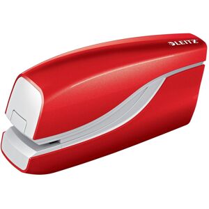 Leitz, Agrafeuse, Agrafeuse électrique WOW rouge métallisé (10 feuilles) - Publicité Leitz, Agrafeuse, Agrafeuse électrique WOW rouge métallisé (10 feuilles) - Publicité