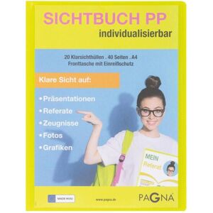 Pagna, Porte-documents, School Sichtbuch DIN A4, 20 Hüllen lindgrün (A4, 1x) - Publicité Pagna, Porte-documents, School Sichtbuch DIN A4, 20 Hüllen lindgrün (A4, 1x) - Publicité