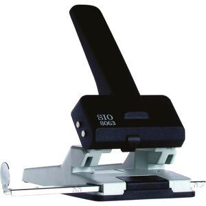 Kores, Perforatrice, Perforateur pour dossiers SIO 8063 métal/plastique noir/gris clair - Publicité Kores, Perforatrice, Perforateur pour dossiers SIO 8063 métal/plastique noir/gris clair - Publicité