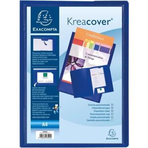 Exacompta, Porte-documents, 43502E, A4, polypropylène (PP), bleu, 240 mm, 320 mm, 10 pièce(s) (A4, 10x) - Publicité Exacompta, Porte-documents, 43502E, A4, polypropylène (PP), bleu, 240 mm, 320 mm, 10 pièce(s) (A4, 10x) - Publicité
