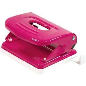 Idena, Perforatrice, Perforateur en métal rose pour 20 feuilles - Publicité Idena, Perforatrice, Perforateur en métal rose pour 20 feuilles - Publicité