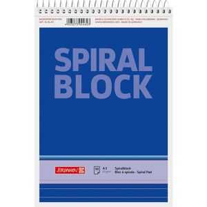 10x Brunnen, Cahier + bloc-notes, Bloc-notes à spirale (A5, À rayures) - Publicité 10x Brunnen, Cahier + bloc-notes, Bloc-notes à spirale (A5, À rayures) - Publicité